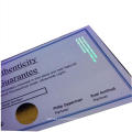 Custom anti-counterfeiting hologram ticket watermark paper with invisible pattern